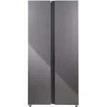 Холодильник Lex LSB520SLGID (No Frost, A+, 2-камерный, Side by Side, объем 466:283/183л, инверторный компрессор, серебристый)