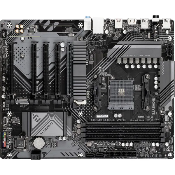 Материнская плата Gigabyte B550 EAGLE WIFI6 (AM4, 4xDDR4 DIMM, ATX, RAID SATA: 0,1,10)