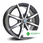Venti 1615 R16/6.5J PCD 5x114,3 ET 46 ЦО 67,1 черный с полированной лицевой поверхностью