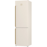 Холодильник Gorenje NRK 620 2CLI (No Frost, A++, 2-камерный, объем 353:243/110л, 60x200x59,2см, бежевый)