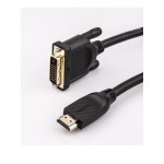 Кабель-переходник VCOM (HDMI (m), DVI-D (m))