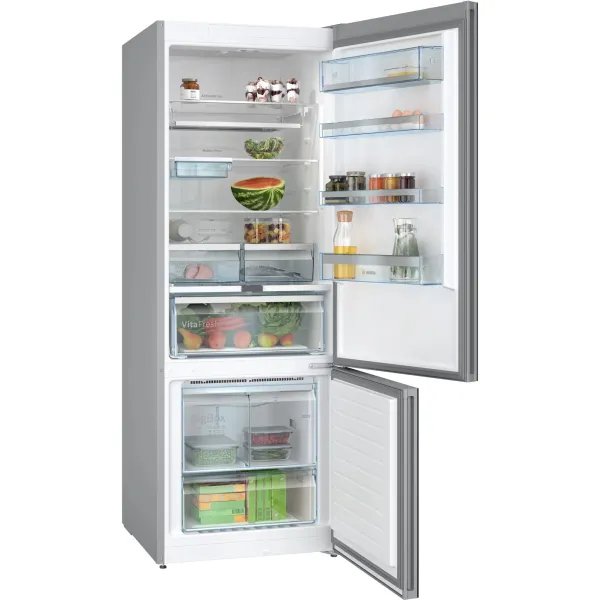 Холодильник Bosch KGN56LB31U (No Frost, A+, 2-камерный, объем 559:417/142л, черный)