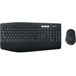 Клавиатура и мышь Logitech MK850 Performance Black Bluetooth (классическая мембранная, 107кл, лазерная, кнопок 8, 1000dpi)