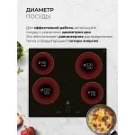 Варочная поверхность Lex EVH 640A BL