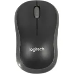 Мышь Logitech Wireless Mouse M185 Grey-Black USB (радиоканал, кнопок 3, 1000dpi)