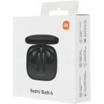 Гарнитура Xiaomi Redmi Buds 6 (беспроводные внутриканальные в ушной раковине закрытые, шумоподавление, 54/475мА*ч, 10ч, USB Type-C, IP54)