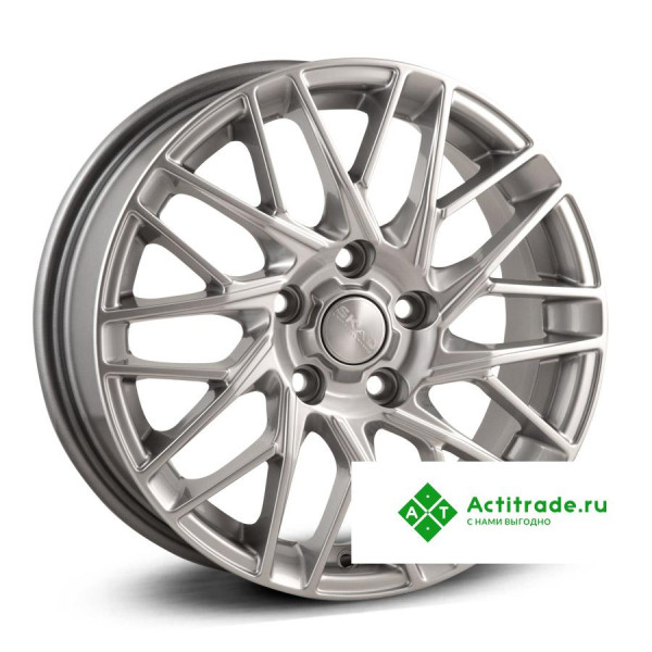 Скад Сиена R16/6.5J PCD 5x114,3 ET 45 ЦО 60,1 насыщенный серебристый