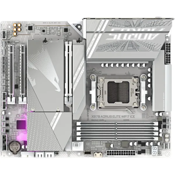 Материнская плата Gigabyte X870E AORUS ELITE WIFI7 ICE (x)