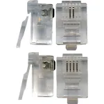 Коннектор Lanmaster TWT-PL12-6P2C/100 (100шт)