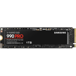 Жесткий диск SSD 1Тб Samsung 990 PRO (2280, 7450/6900 Мб/с, 1550000 IOPS, PCIe 4.0 x4 (NVMe), 1024Мб, для ноутбука и настольного компьютера)