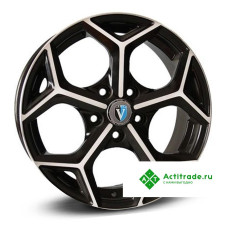 Venti 1612 R16/6.5J PCD 5x108 ET 50 ЦО 63,4 черный с полированной лицевой поверхностью