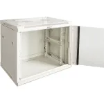 Шкаф коммутационный настенный Lanmaster TWT-CBWPG-12U-6x8-GY (12U, 600x635x800мм, IP20, 60кг)