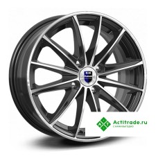 КиК Пойнт Бланк-Оригинал R15/6J PCD 4x100 ET 40 ЦО 60,1 черный глянцевый с полированной лицевой поверхностью [r75093SK]