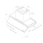 Вытяжка Elica Boxin IX/A/60 нержавеющая сталь