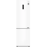 Холодильник LG GA-B509CQSL (No Frost, A+, 2-камерный, объем 419:292/127л, инверторный компрессор, 595x2 030x682см, белый)