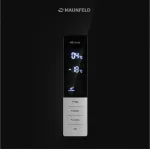 Холодильник Maunfeld MFF200NFBE (No Frost, A+, 2-камерный, объем 377:271/106л, инверторный компрессор, 595x2 000x600см, чёрный)