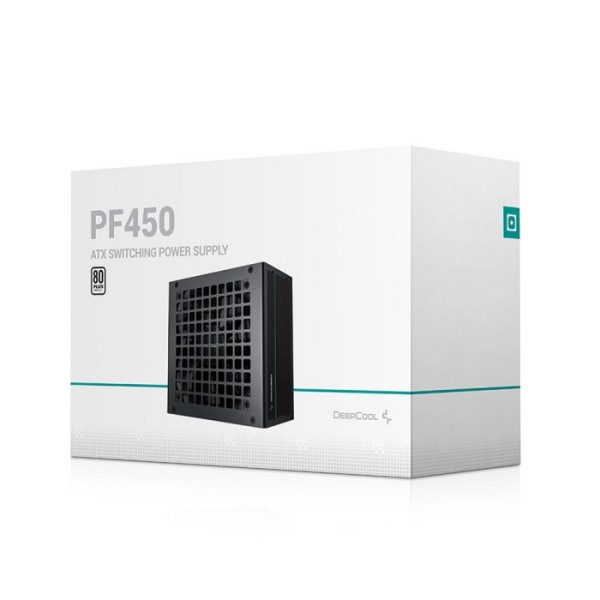 Блок питания DeepCool PF450 (ATX, 450Вт, ATX12V 2.4, WHITE)