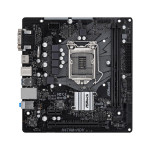 Материнская плата ASRock H470M-HDV (LGA1200, 2xDDR4 DIMM, microATX, RAID SATA: 0,1,10,5)