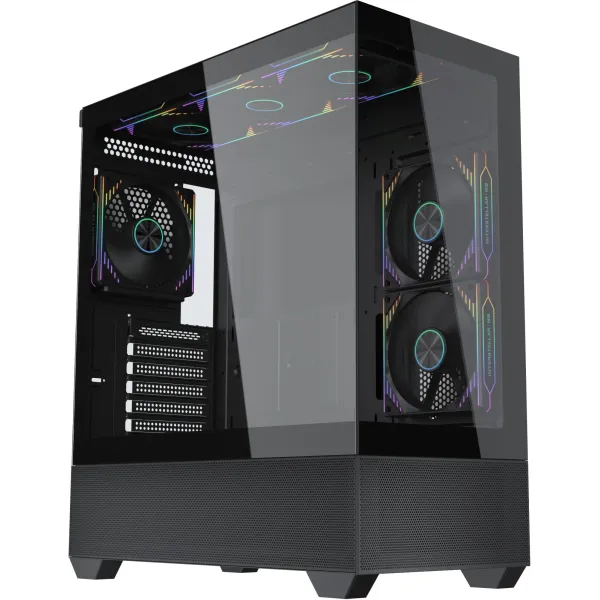 Корпус Accord ACC-EL1B (Midi-Tower, 2xUSB3.0)