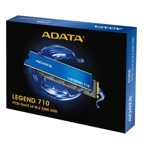 Жесткий диск SSD 1Тб ADATA Legend (2280, 2400/1800 Мб/с, 150000 IOPS, PCIe 3.0 x4 (NVMe))