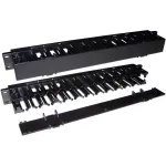 Кабельный органайзер LANMASTER LAN-ORG/CVP-1U (односторонний, кольца, 1U, 19