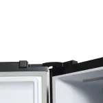 Холодильник Hyundai CS5003F (No Frost, A+, 2-камерный, Side by Side, инверторный компрессор, черное стекло)