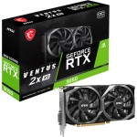 Видеокарта GeForce RTX 3050 1555МГц 8Гб MSI VENTUS OC (GDDR6, 128бит, 1xDVI, 1xHDMI, 1xDP)
