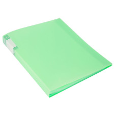 Папка Бюрократ Gems GEM20GRN (A4, пластик, толщина пластика 0,7мм, карман торцевой с бумажной вставкой, зеленый турмалин)