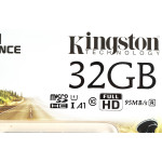 Карта памяти microSDHC 32Гб Kingston (Class 10, 95Мб/с, UHS-I U1, без адаптера)