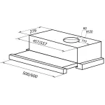 Вытяжка Maunfeld VS LIGHT 50 INOX