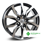 RST R138 R18/7J PCD 5x114,3 ET 48 ЦО 67,1 черный с полированной лицевой поверхностью
