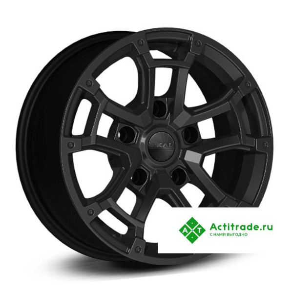 Скад Барахас R16/7J PCD 5x139,7 ET 30 ЦО 98,5 черный матовый