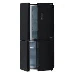 Холодильник Hyundai CM5005F (No Frost, A, 3-камерный, Side by Side, объем 511:310/156л, инверторный компрессор, черное стекло)