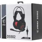 Гарнитура MSI DS502 (оголовье, с проводом, 2м, полноразмерные, USB, 405г)