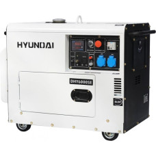 Электрогенератор Hyundai DHY 6000SE (дизельный, однофазный, пуск электрический, 5,5/5кВт, непр.работа 13,6ч)