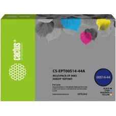 Чернила Cactus CS-EPT00S14-44A (многоцветный; 70мл; Epson L1110 Ecotank, L3100, L3101, L3110, L3150, L3151) [CS-EPT00S14-44A]