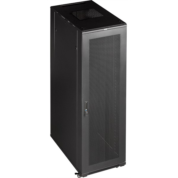 Шкаф серверный напольный Lanmaster TWT-CBB-22U-6x8-G1 (22U, 600x800мм, IP20, 800кг)