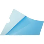 Папка-уголок Бюрократ EE310/1BLU (A4, пластик, толщина пластика 0,15мм, синий)