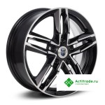 КиК Sayan- Оригинал R16/6J PCD 5x112 ET 42 ЦО 57,1 черный с полированной лицевой поверхностью