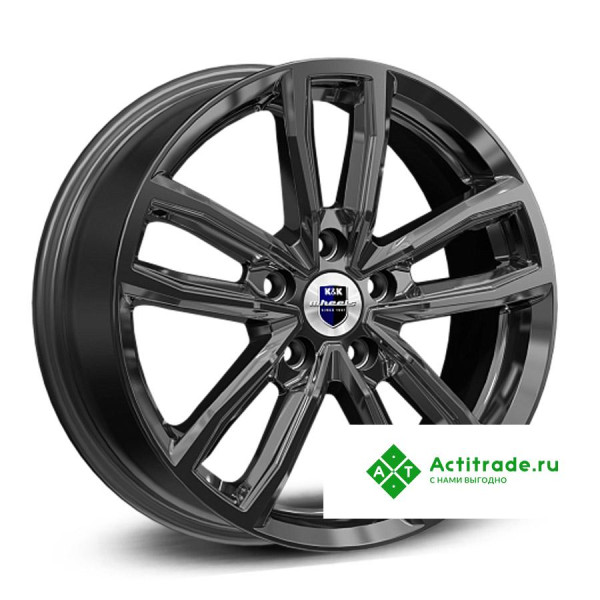КиК Каланг R17/6.5J PCD 5x139,7 ET 40 ЦО 98,1 темно - серый глянцевый