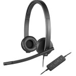 Гарнитура Logitech USB Headset Stereo H570e (оголовье, с проводом, накладные, USB Type-A, 111г)