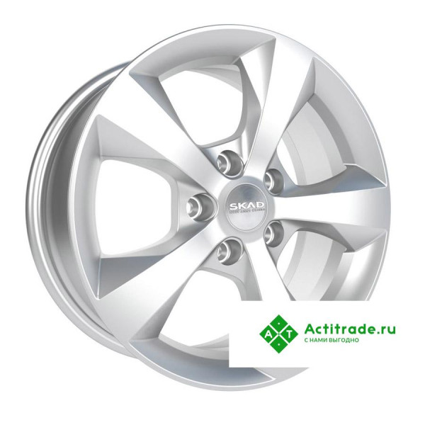 Скад Кёльн R16/7J PCD 5x114,3 ET 40 ЦО 67,1 насыщенный серебристый