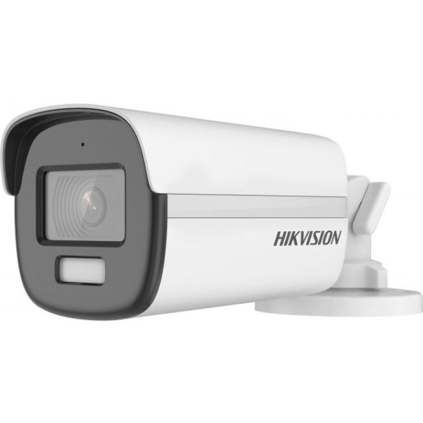 Камера видеонаблюдения Hikvision DS-2CE12DF3T-FS (аналоговая, уличная, цилиндрическая, 2Мп, 2.8-2.8мм, 1920x1080, 25кадр/с)