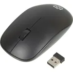 Клавиатура и мышь Oklick 230 M Wireless Keyboard & Optical Mouse Black USB (радиоканал, классическая мембранная, 104кл, светодиодная, кнопок 3, 1000dpi)