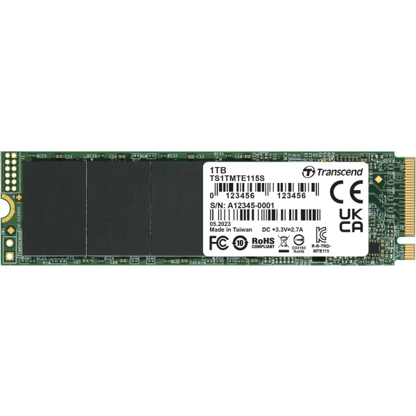 Жесткий диск SSD 1Тб Transcend (2280, 3200/2000 Мб/с, 170000 IOPS, PCIe 3.0 x4)