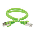 Патч-корд IEK PC02-C5EF-3M (RJ45(m), RJ45(m), внутренний, 3м, 5E, 4пары, F/UTP, зелёный)