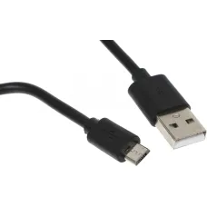 Кабель Buro (USB A(m), micro USB (m), 1м, 2,4A) [BU-MICROUSB-1M]