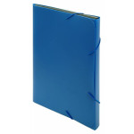 Портфель Бюрократ -BPR6BLUE (6 отделений, A4, пластик, 0,7мм, синий)