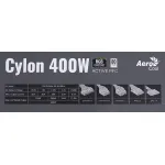Блок питания Aerocool Cylon 400W (ATX, 400Вт, 20+4 pin, ATX12V 2.4, 1 вентилятор, WHITE)