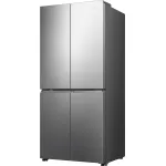 Холодильник Hisense RQ5P470SEI1 (No Frost, A+, 3-камерный, Side by Side, объем 530:331/199л, инверторный компрессор, серый)